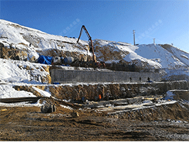 金矿选矿厂车间基建现场 金矿选矿厂车间基建现场